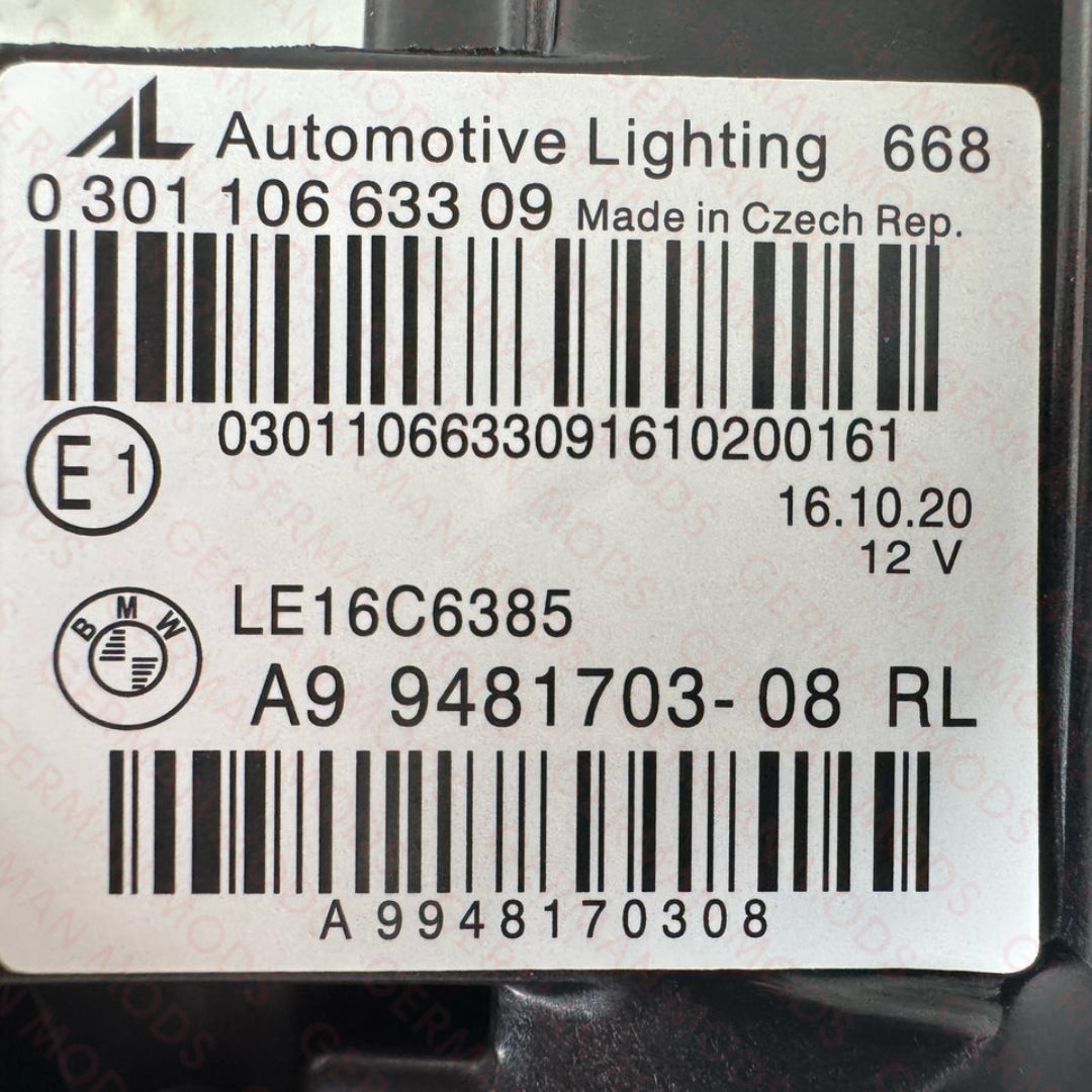 BMW 3 SERIES G20 G21 2018-2023 LED HEADLIGHT LEFT SIDE 9465223