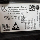 A2059068105KZ & A2059061806KZ Mercedes-Benz C-Class W205 Facelift 2018-2022 Genuine OEM High Performance LED Headlamp Pair