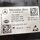 A1189064100KZ & A1189064200KZ Mercedes-Benz CLA W118 2019-2024 Genuine OEM High Performance LED Headlamp Pair