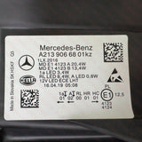A2139066701KZ & A2139066801KZ Mercedes-Benz E-Class W213 S213 C238 A238 Pre-Facelift 2016-2020 Genuine OEM High Performance LED Headlamp Pair