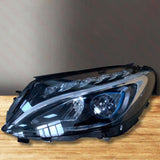 A2059060104KZ & A2059060204KZ Mercedes-Benz C-Class W205 2014-2018 Genuine OEM Plug-in Hybrid High Performance Blue Eye LED Headlamp Pair