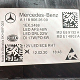 A1189064100KZ & A1189064200KZ Mercedes-Benz CLA W118 2019-2024 Genuine OEM High Performance LED Headlamp Pair