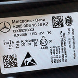 A2059061706KZ & A2059061806KZ Mercedes-Benz C-Class W205 Facelift 2018-2022 Genuine OEM Intelligent Light System ILS Multibeam LED Headlamp Pair