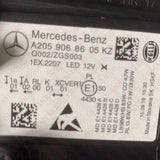A2059069305KZ & A2059069405KZ Mercedes-Benz C-Class W205 Facelift 2018-2022 Genuine OEM Intelligent Light System ILS Multibeam LED Blue DRL Headlamp Pair