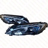 A2059060104KZ & A2059060204KZ Mercedes-Benz C-Class W205 2014-2018 Genuine OEM Plug-in Hybrid High Performance Blue Eye LED Headlamp Pair