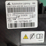 BMW 4 SERIES F32-F33 F36 F82 F83 LCI 2014-2019 XENON HEADLIGHT LEFT+RIGHT SIDE 7377845+7377846