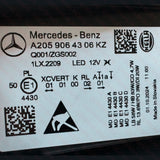 A2059061706KZ & A2059061806KZ Mercedes-Benz C-Class W205 Facelift 2018-2022 Genuine OEM Intelligent Light System ILS Multibeam LED Headlamp Pair