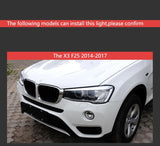 BMW X3 X4 F25 F26 2014-2018 LED HEADLIGHTS FOR ORIGINAL BI-XENON UPGRADE PLUG AND PLAY