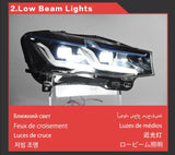 BMW X3 X4 F25 F26 2014-2018 LED HEADLIGHTS FOR ORIGINAL BI-XENON UPGRADE PLUG AND PLAY