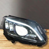 A2059069305KZ & A2059069405KZ Mercedes-Benz C-Class W205 Facelift 2018-2022 Genuine OEM Intelligent Light System ILS Multibeam LED Blue DRL Headlamp Pair