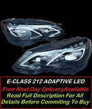 Genuine Oem MERCEDES E CLASS W212 2009-2016 INTELLIGENT ADAPTIVE Led HEADLIGHTS/Headlamps LEFT AND RIGHT Pair