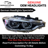 BMW 3 Series F30 2013-2019 Lci Full Led Headlight/Headlamp Assembly Right/Driver/Off side Genuine Oem complete unit