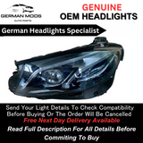 Genuine/Oem Mercedes-Benz E Class 2016-2020  W213 Multibeam/Adaptive Led Headlight/Headlamp Assembly Left/Passenger/near side complete unit