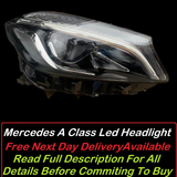 Genuine OEM MERCEDES Benz A CLASS W176 2013-2018 FULL LED HEADLIGHT/Headlamp Right/Driver/Off Side