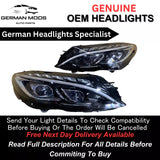 Mercedes Benz C Class W205 2014-2018 Genuine Oem Multibeam Intelligent Led Headlight Headlamp Left And Right Side Pair