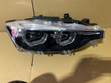 BMW 3 Series F30 Lci 2013-2019 Shadow Edition Led Headlight/Headlamp Assembly Left and Right complete pair Genuine Oem