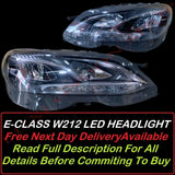 Genuine Oem Mercedes E Class W212 2009-2016 Full LED Headlight/Headlamp Left And Right Pair