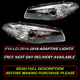 BMW 5 Series 2013-2018 F10 f11 M5 Headlight Headlamp Assembly LCI Adaptive Bi Xenon Left and Right side Pair