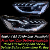 Genuine Oem Audi A4/S4/Rs4 2020-2024 B9.5 Facelift full LED Headlight/Headlamp Assembly Left And Right complete Pair