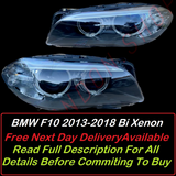 BMW 5 Series 2013-2018 F10 F11 Headlights Headlamps LCI Bi Xenon Right and Left Side Complete Pair