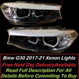 BMW 5 Series 2017-2020 Pre LCI G30 G31 Xenon Headlights Assembly Left and Right Pair