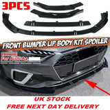 Audi A4 SLine 2019-20 Front Lip Spoiler Lower Chin Splitter Carbon Fibre Print