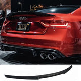 Audi A5 S5 RS5 glossy black Rear trunk Spoiler M4 style 2017-19 coupe Sportsback