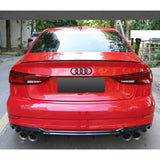 AUDI A6 RS6 Rear Tailgate trunk Spoiler 2012-18 S6 look OEM style carbon fiber