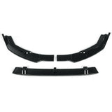 Audi A6 2019 2020 Front Bumper Lip Spoiler Chin Splitter Gloss Black