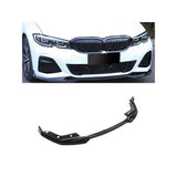 BMW 3 SERIES G20 G21 M PERFORMANCE FRONT Bumper LIP SPOILER SPLITTER GLOSS BLACK