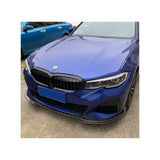 BMW 3 SERIES G20 G21 M PERFORMANCE FRONT Bumper LIP SPOILER SPLITTER GLOSS BLACK