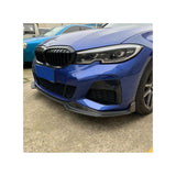 BMW 3 SERIES G20 G21 M PERFORMANCE FRONT Bumper LIP SPOILER SPLITTER GLOSS BLACK