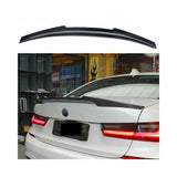 BMW 3 Series G20 2018+ Rear Trunk Boot Spoiler lip Spliter M4 Style Gloss Black