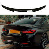 Rear Trunk Boot Spoiler For 2014-20 BMW F32 4 Series Coupe M4 Style Gloss Black