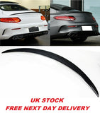 Mercedes Benz C-Class Coupe C205 2015-2021 Rear Trunk Spoiler Lip AMG Look