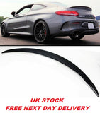 Mercedes Benz C-Class Coupe C205 2015-2021 Rear Trunk Spoiler Lip AMG Look