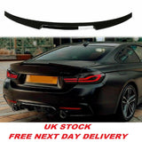 Rear Trunk Boot Spoiler For 2014-20 BMW F32 4 Series Coupe M4 Style Gloss Black