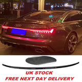 AUDI A6 RS6 Rear Tailgate trunk Spoiler 2019+ S6 look OEM style carbon fiber